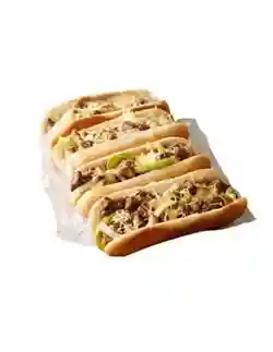 Chicken steak sandwiches at Steak & Hoagie in Plainsboro, NJ